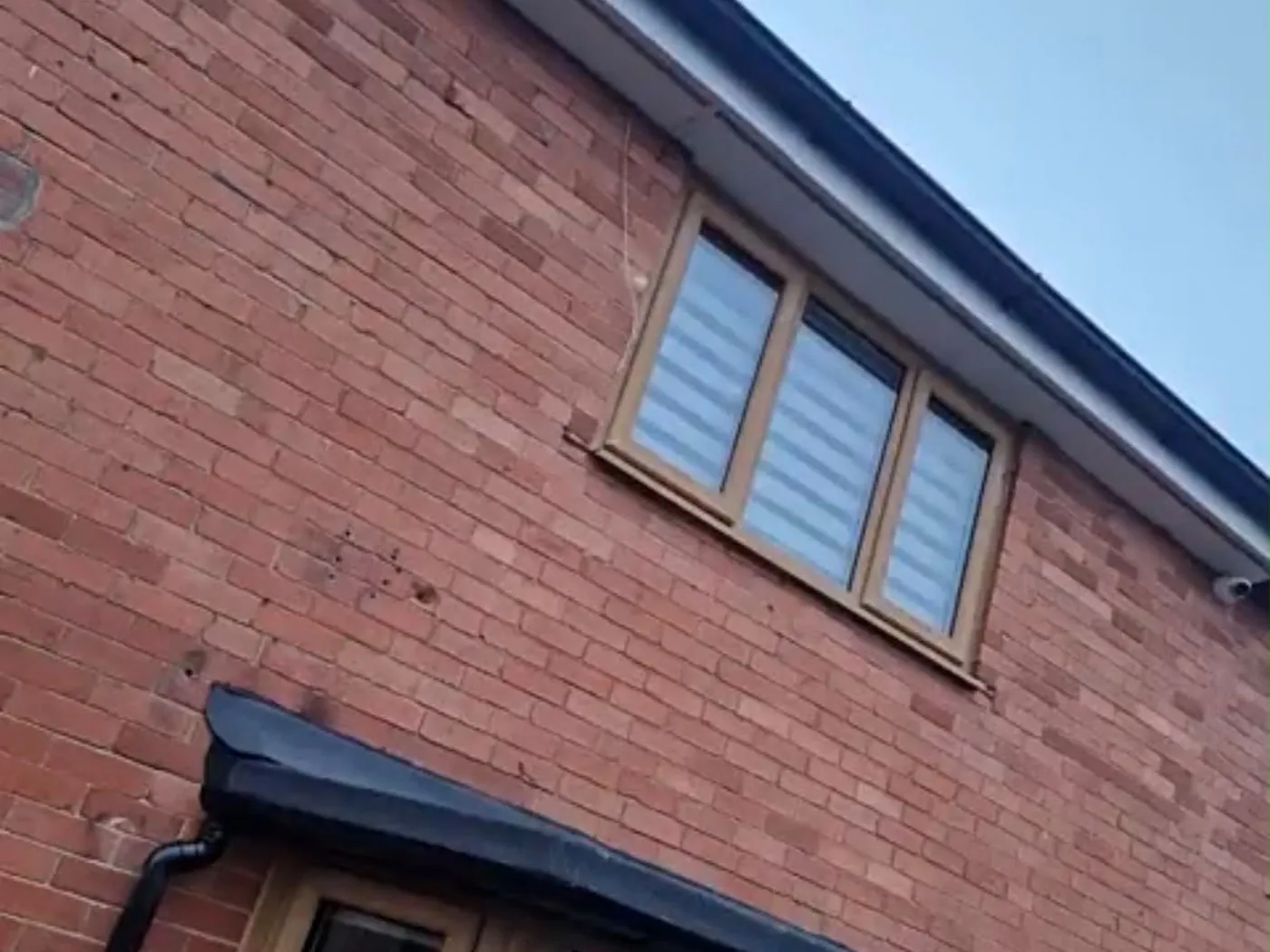 Hand-repointed Yorkshire stone elevation in Kirklees