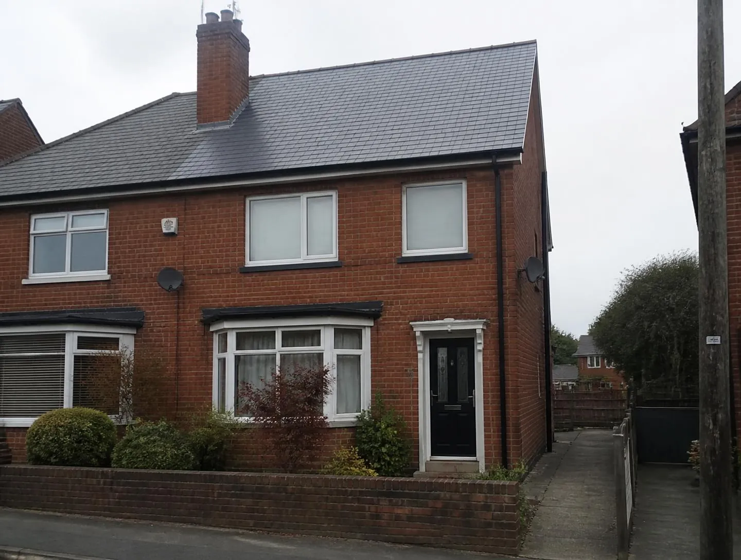 Completed slate roof replacement in Huddersfield